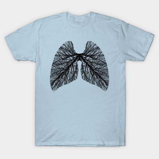 Tr-Lungs T-Shirt by ZeroInUtero